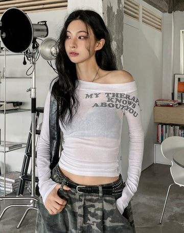 About Lettering One-Off Long Sleeve